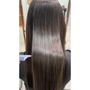 髪質改善カラー/オリーブベージュ/艶カラー