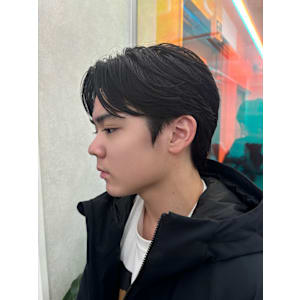 毛流れセンターパート