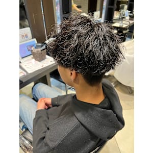 メンズ波巻きスパイラルパーマ