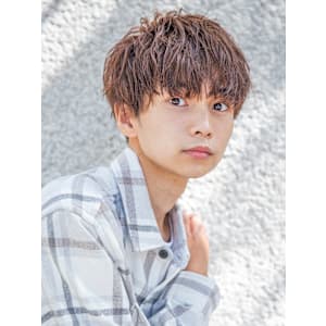 【小久保style】メンズカットツーブロックツイストウルフ