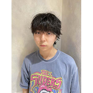 メンズカット/襟足カット/メンズマッシュ/ニュアンスパーマ