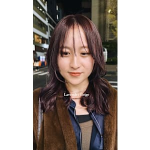 ラベンダーアッシュ/ワインレッド/チェリーレッド