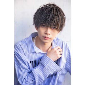 【小久保style】メンズカットツーブロックツイストウルフ