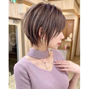 大人ショートボブ