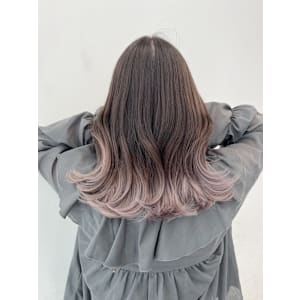 ホワイトミルクティーグラデーション