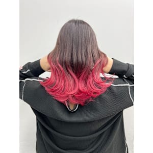 チェリーレッドグラデーション