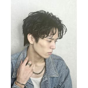 波巻きショートセンターパート