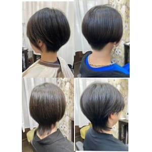 ショートヘアーもおまかせください