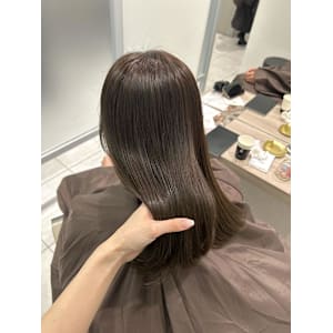 オリーブブラウン/グレージュ/透明感カラー