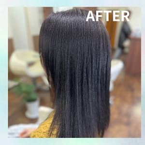 髪質改善×カラー