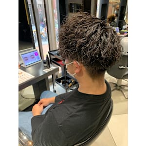 メンズパーマメンズツイストスパイラルパーマ