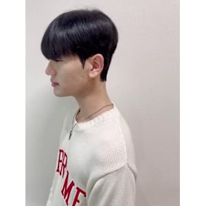 本格韓国メンズカット/韓国ダウンパーマ/シースルーマッシュ