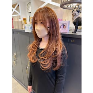 顔周りレイヤーカット/レイヤーカット/韓国/越谷