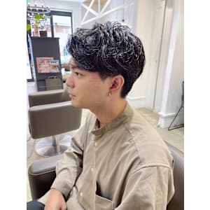 メンズマッシュショート/メンズパーマ/ニュアンスパーマ