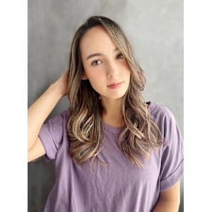 20代30代40代　セミウェットかきあげリバースカール