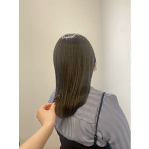池袋/カラー/髪質改善/アッシュ/オリーブ/オリーブアッシュ