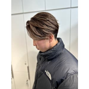 【吉田智哉】メンズニュアンスパーマ×バレイヤージュ