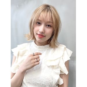 【SOURCE】外はねハイトーンボブ