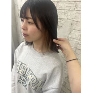 20代30代インナーカラーケアブリーチ池袋