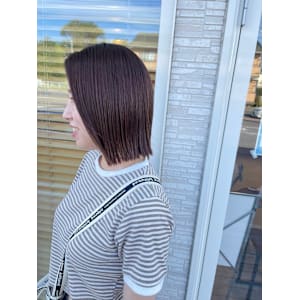 髪質改善/ぱつっとボブ/ボブストレート/似合わせボブ
