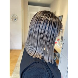 バレイヤージュ/デザインカラー/コントラスト/ハイライト