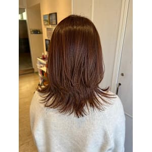 髪質改善/オージュア/ブラウン系/艶カラー/くびれスタイル