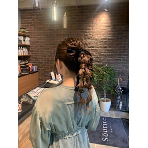 お呼ばれヘアアレンジ
