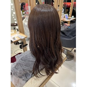 ［なつな］ココアブラウン/レイヤーカット