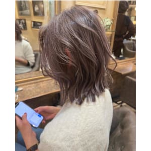 マロンベージュラベンダーミルクティーくすみベージュ