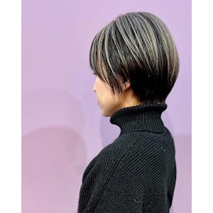 ミニショート×アンブレラカラー