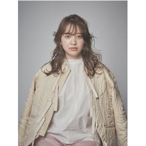 オリーブベージュレイヤーカール