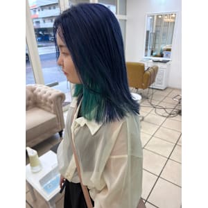 コバルトブルー×グリーン