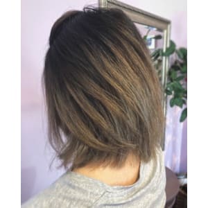 バレイヤージュボブ