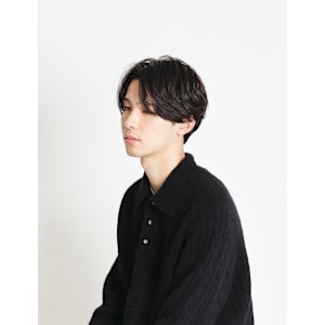 メンズ流しパーマ