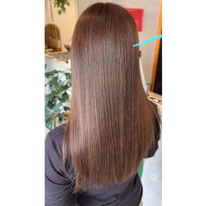 プレミアム髪質改善カラー/透明感/グレージュ