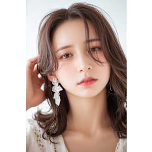 大人可愛い20代30代40代小顔レイヤーボブ／ShellBe