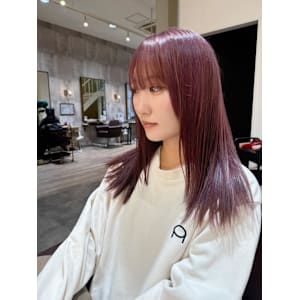 『ブリーチカラー』pink lavender