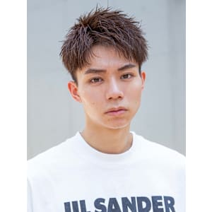 【小久保style】メンズカットツーブロックツイストウルフ