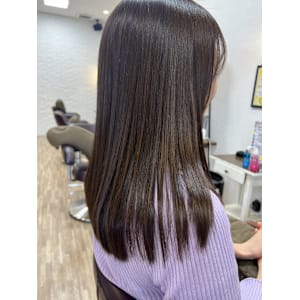 ショコラブラウン／髪質改善トリートメント