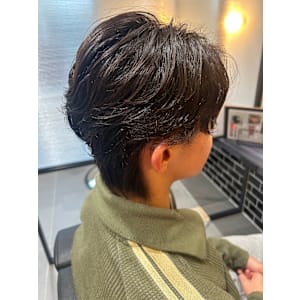 弱めフェザーパーマ