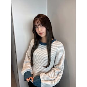 柔らか酸性ストレート×オリーブカラー