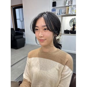 顔まわりカット/前髪カット/おくれ毛カット/レイヤーカット