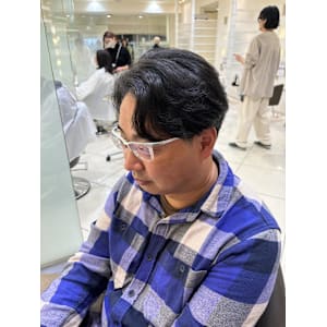 【メンズ】大人のパーマ風ショート