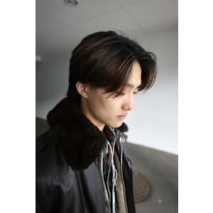 センターパート／ニュアンスパーマ／平塚美容室