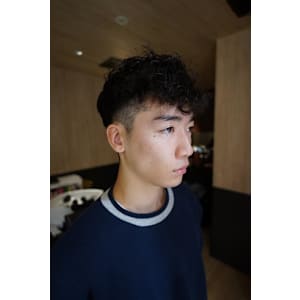 スペインカール／メンズパーマ／平塚美容室