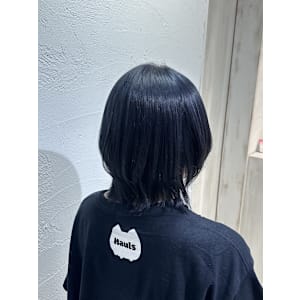 ダブルカラー/寒色/透明感カラー/イルミナカラー/池袋