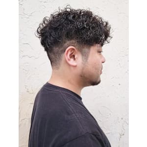 【Flor_戸塚】*メンズショート＋パーマ＋刈り上げ*