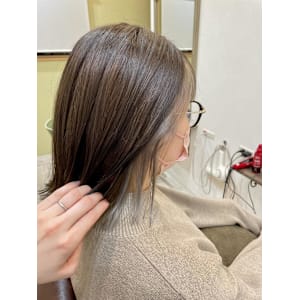 インナーカラー/ホワイトアッシュ/イルミナカラー