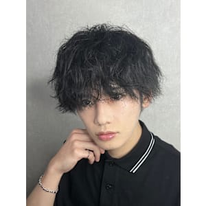 癖毛ツイストスパイラルマッシュ