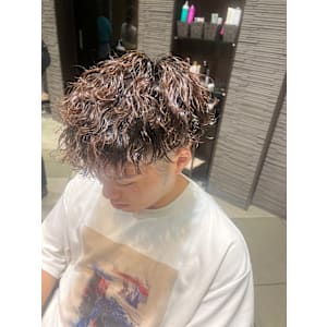 メンズパーマツイストスパイラルパーマ